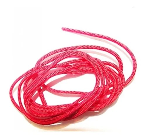 Linha Cabresto P/ Vara Telescópica 2,0mm - 20 Metros Cor Vermelha